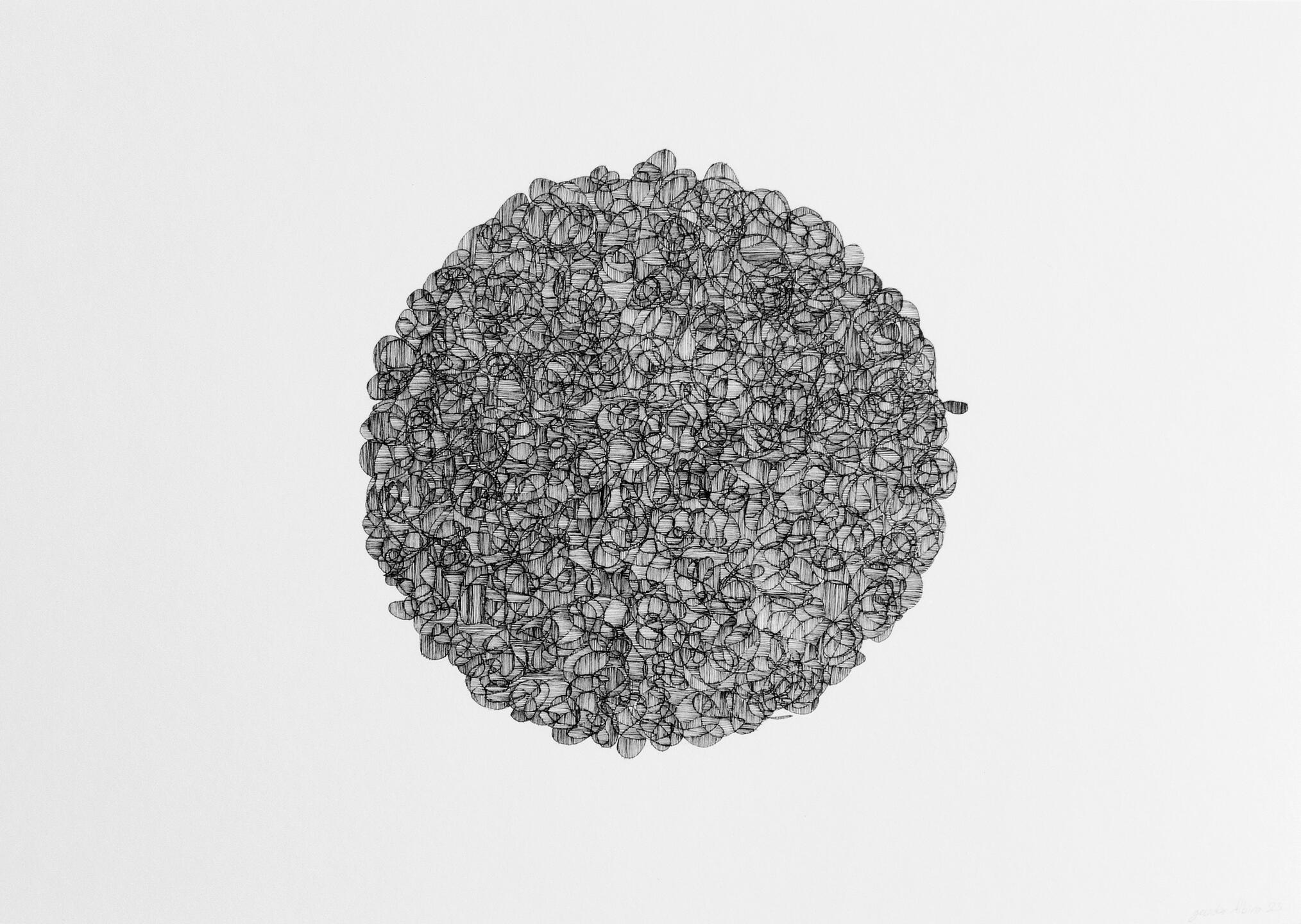 Tinta sobre papel de algodón. 77×56 cm. 2023. (Llamar al 55 25 00 11 18 para venta personalizada).