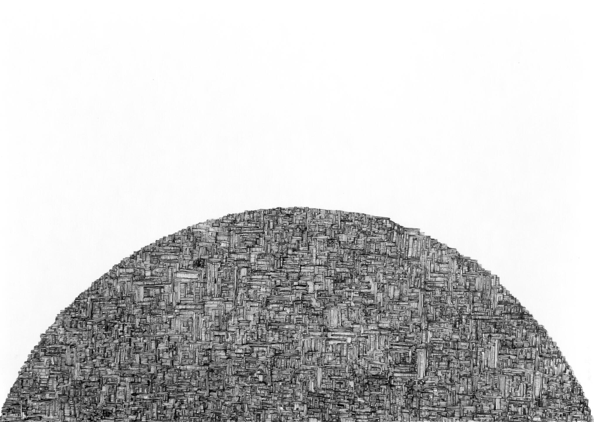 Tinta sobre papel de algodón. 77×56 cm. 2023. (Llamar al 55 25 00 11 18 para venta personalizada).